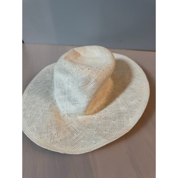 Vince Packable Straw Fedora off white main image 4